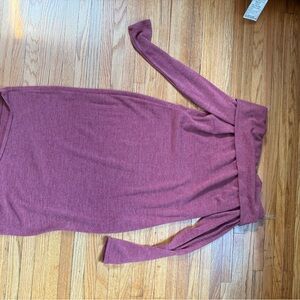 MTS Mauve Off-Shoulder Dress